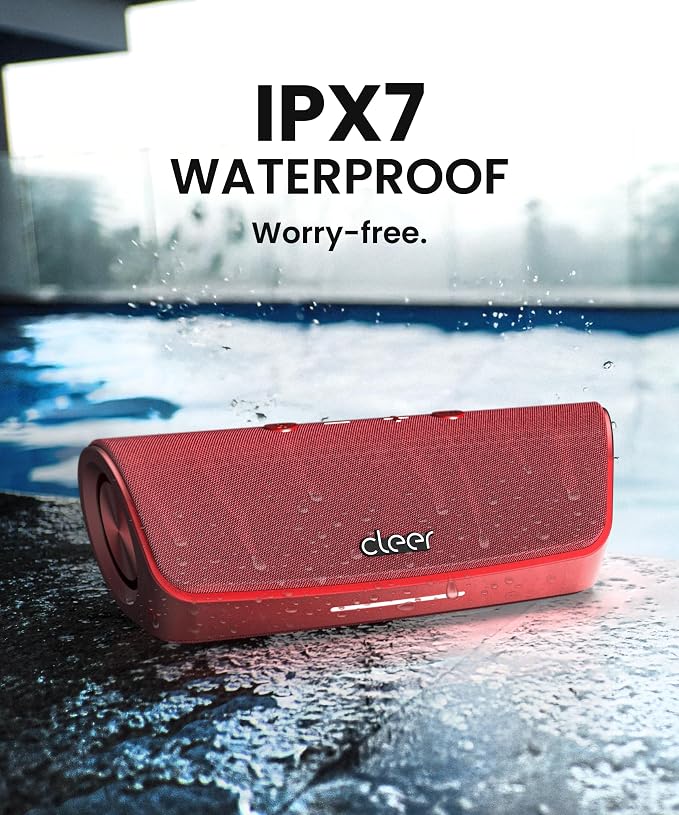 Cleer Scene Portable Bluetooth Speaker, IPX7 Waterproof, Powerful Sound and - Image 6
