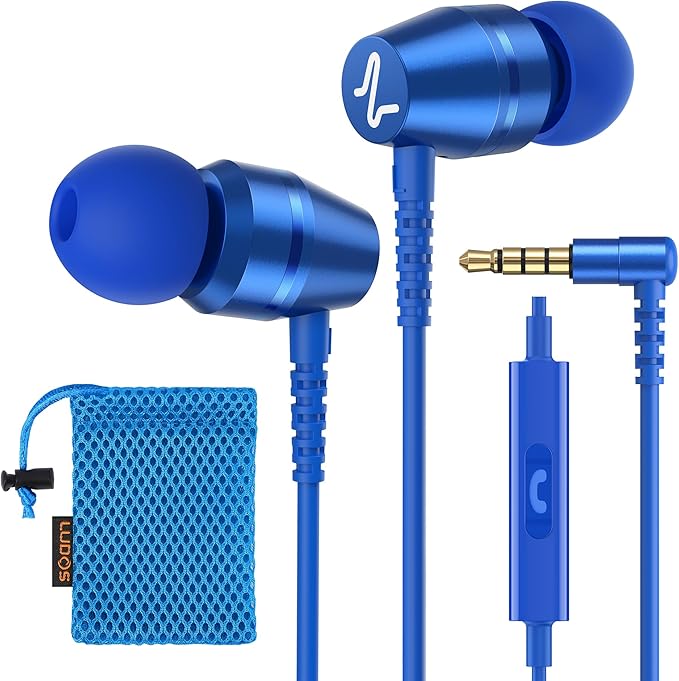LUDOS OMNITONE Wired Earbuds in-Ear Headphones, 5 Years Warranty, Earphones by Ludos