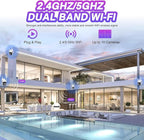 5MP PTZ Security System:CKK 4 PCS Wireless Cameras - Image 6