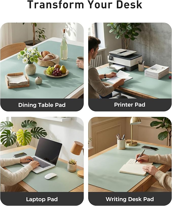 Aothia Faux Leather Desk Mat - Image 6