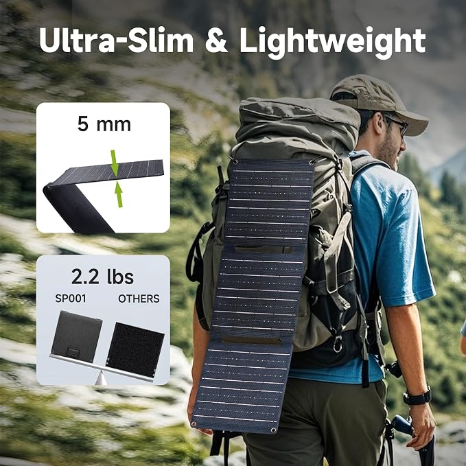 ALLPOWERS 21W 5V Foldable Solar Panel Charger, SP001 Solar Charging Kit - Image 4