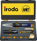 IRODA SolderPro 110 Cordless Butane Soldering Iron Kit, 115 MIns Run Time by iroda