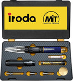 IRODA SolderPro 110 Cordless Butane Soldering Iron Kit, 115 MIns Run Time by iroda
