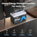 12V 100AH Low Temp Cutoff LiFePO4 Deep Cycle Battery - Image 5