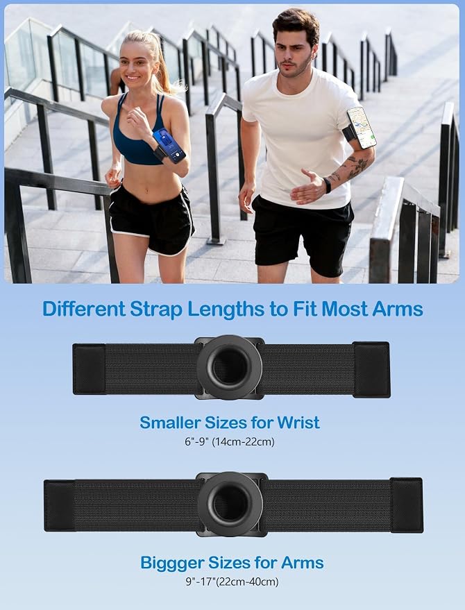 TOPGO Running Phone Holder for iPhone Magnetic Wrist Phone Holder, Magsafe - Image 3