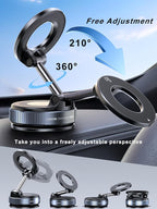 Upgraded 360° Nano Gel Vacuum Magnetic Phone Holder, Car Phone Holder - Image 6