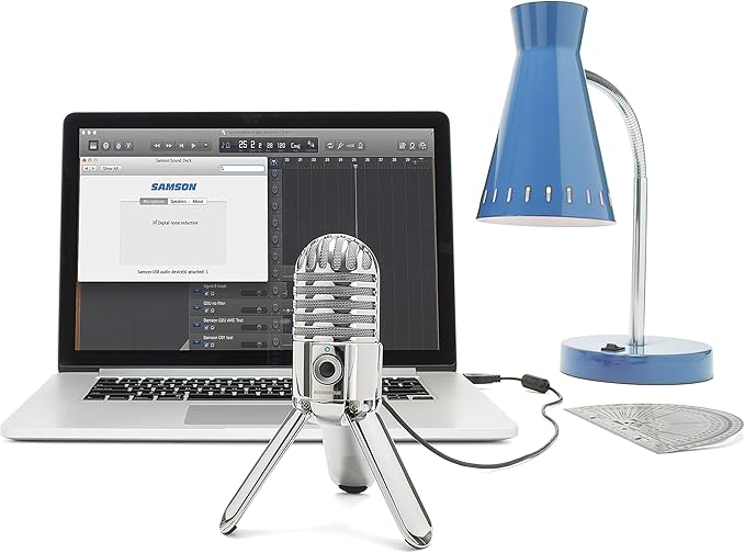 Samson Meteor Mic USB Condenser Podcasting Podcast Recording Desktop Microphone - Image 5