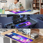 Deep Universe Space and Stars Desk Mat, Large Galaxy Space Gaming Keyboard - Image 7