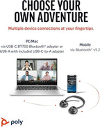 Poly Voyager 4320 UC Wireless Headset - Image 6