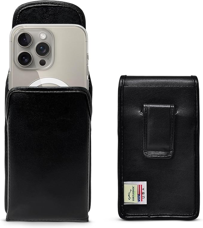 Turtleback Belt Holder for iPhone 16 Pro, 15 Pro 14 Pro 13 Pro -Small- Fits by Turtleback