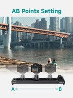 Accsoon Toprig Motorized Camera Slider, 120° Panoramic Shooting, - Image 3