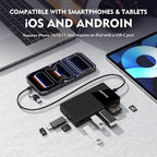 3 in 1 Portable SSD 500GB, USB-C External Solid-State Drive - Image 4
