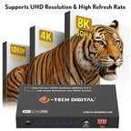 8K HDMI Switch 2 in 1 Out, 8K@60Hz 4K@120Hz 1080P@240Hz - Image 3