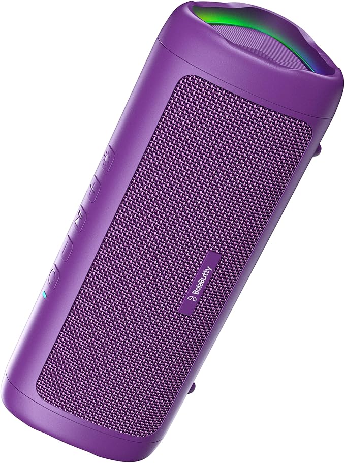 Bluetooth Speaker, 20W HD Sound, Portable Wireless, IPX5 Waterproof, by BolaButty
