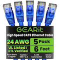 GEARit Cat 6 Ethernet Cable Pack by GEARit