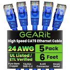 GEARit Cat 6 Ethernet Cable Pack by GEARit