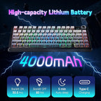LEOBOG x Aula F75 MAX Wireless Gaming Keyboard w/Smart Display & Knob, 75% Hot - Image 2