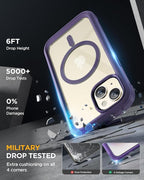 Miracase Glass Series for iPhone 15 Case Full-Body Magnetic Case - Image 2