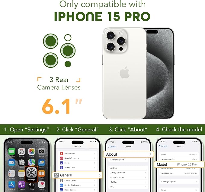 Magnetic for iPhone 15 Pro Case, Compatible - Image 7