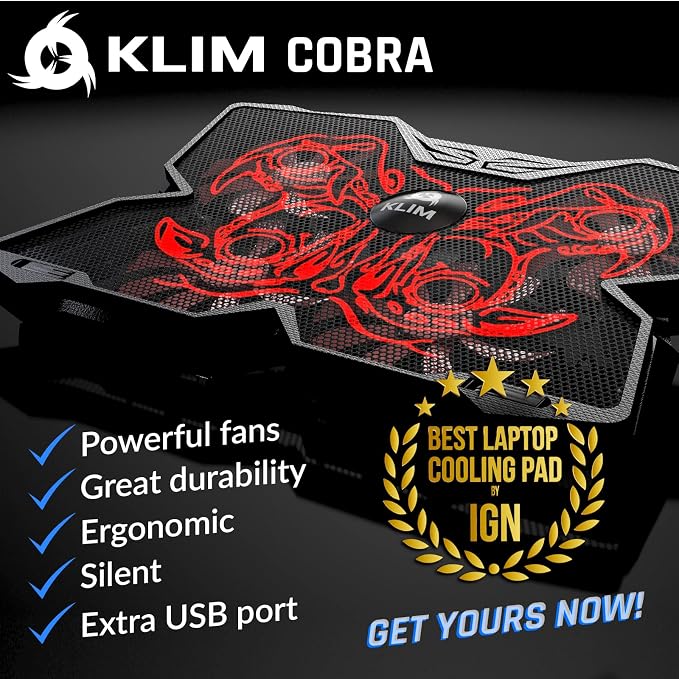 KLIM Wind Laptop Cooling Pad - Image 2