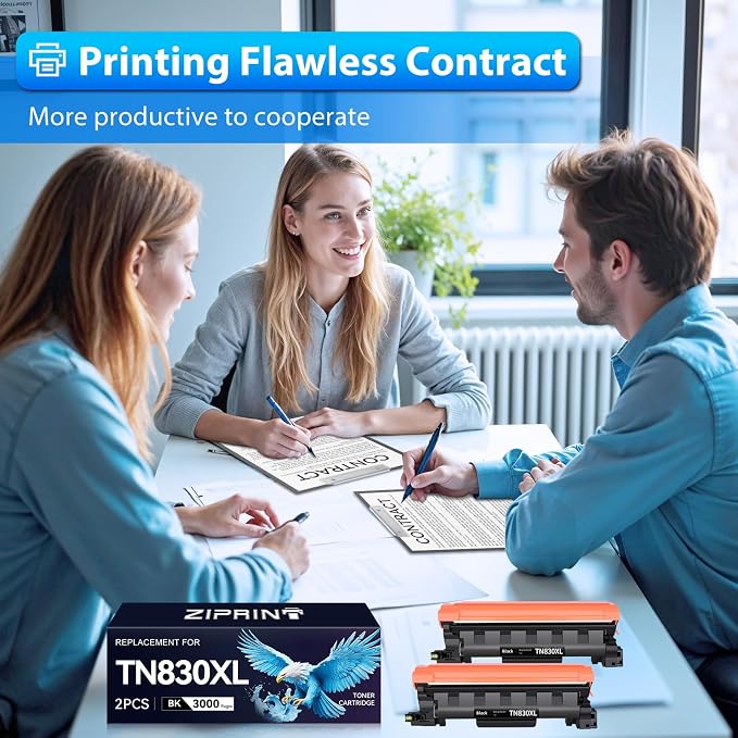 ZIPRINT TN830XL Toner 2 Pack Compatible Replacement - Image 8