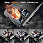 Camera Lens Protector for iPhone 16 Pro Max/16 Pro/15 Pro Max/15 Pro/14 Pro - Image 3