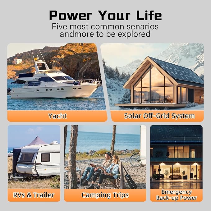 4 PACK 12V 100Ah LiFePO4 Lithium Battery MAX PLUS Bluetooth 5.0 IP67, Built-in - Image 7
