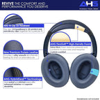 AHG QC35 earpads / QC35 ii Headband pad Cushion kit. Compatible w/Bose - Image 3
