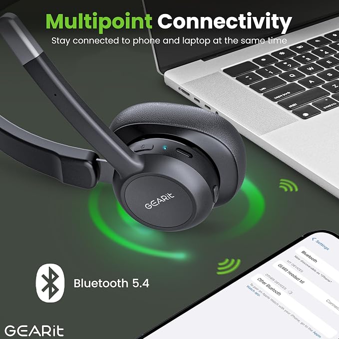 GEARit Wireless Bluetooth Headset - Image 5
