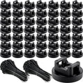Yookeer 250 Pieces Magnetic Zip Tie Mount Multipurpose Cable Holder Magnets by Yookeer