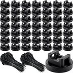 Yookeer 250 Pieces Magnetic Zip Tie Mount Multipurpose Cable Holder Magnets by Yookeer