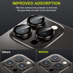 WSKEN for iPhone 14 Pro/iPhone 14 Pro Max Camera Lens Protector, HD Tempered - Image 5