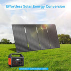 Ecosonique 60W Portable Foldable Solar Panels Charger Fast Charging - Image 7