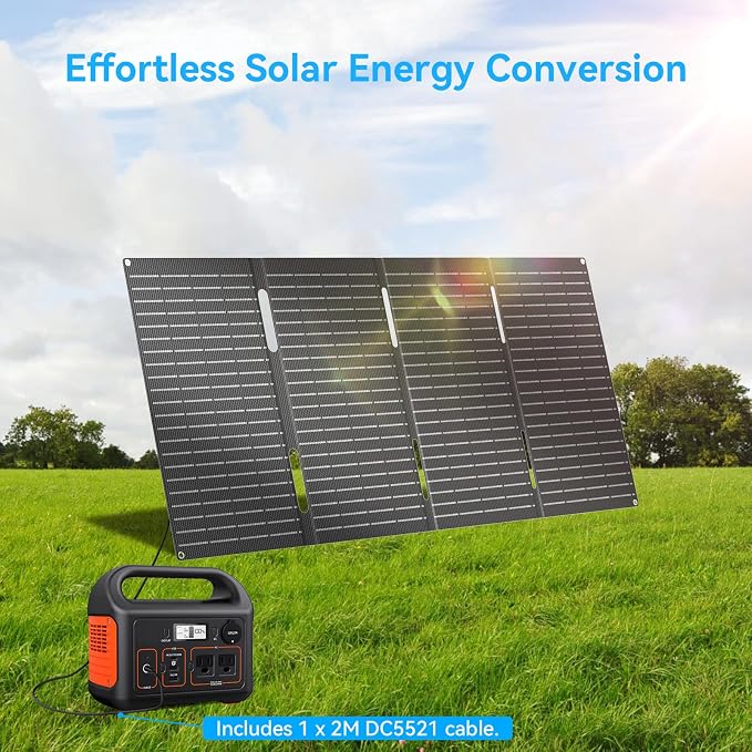 Ecosonique 60W Portable Foldable Solar Panels Charger Fast Charging - Image 7