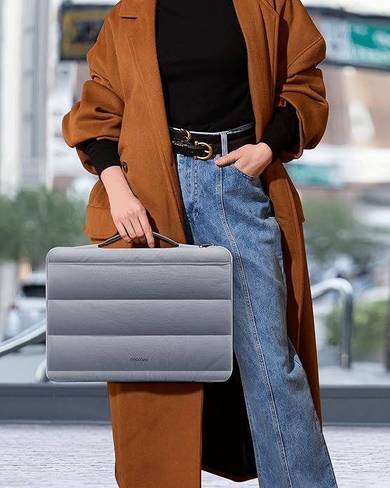 Laptop Case, Sleeve with Handle 360° Protectivie Puffy Laptop Sleeve Compatible - Image 7