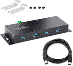 StarTech.com 4-Port Industrial USB 3.0 5Gbps Hub, Rugged USB Hub - Image 8