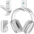 Headphone Stand, Wall Mount Headset Hanger, Gaming Headphone Holder Hook Clip by KOSKER