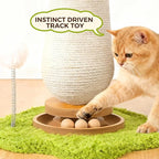 Cat Scratching Post for Indoor Cats, Cat Toys Scratcher Sisal Cat Scratch Posts - Image 5