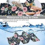 Colorful Flowers and Birds Desk Mat, Large Spring Floral Bird Gaming Keyboard - Image 4