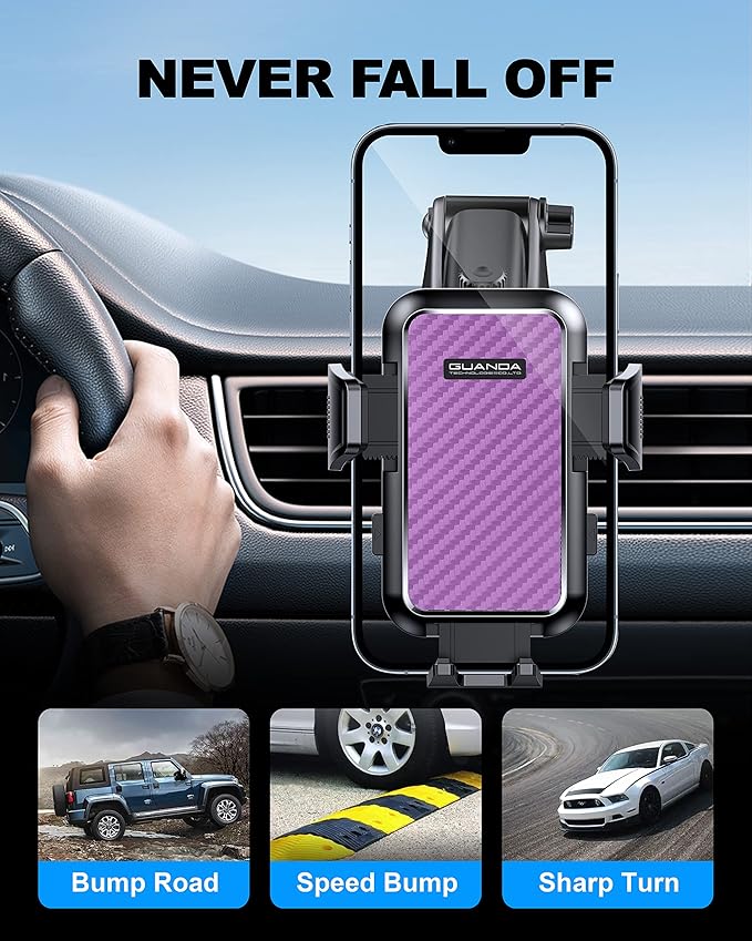 Universal Car Phone Holder for Dashboard Windshield, Hands Free Phone Mount for - Image 5