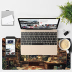 an Old Library Gaming Mouse Pad 3mm Thick Stitched Edge Waterproof Non-Slip - Image 4