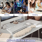 Cloud Wrist Rest Keyboard, Cloud Keyboard Wrist Pad Set - Image 5