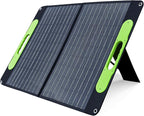BLUERISE 60W Solar Panel Monocrystalline ETFE Cover Portable Foldable Solar by Bluerise