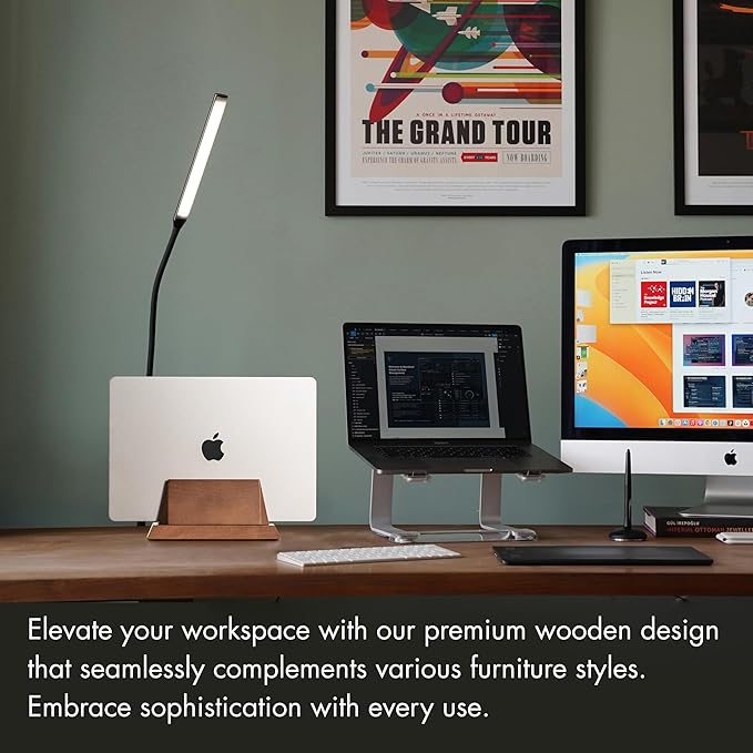 ZMARKRAFT® Adjustable Vertical Laptop Stand Holder Compatible - Image 7