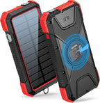 BLAVOR Solar Power Bank, PD18W QC3.0 Fast Charging 10W Wireless Charger by BLAVOR