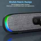 SOULION R200 Bluetooth Computer Speakers, Compact PC Speakers, USB C/USB Plug & - Image 6