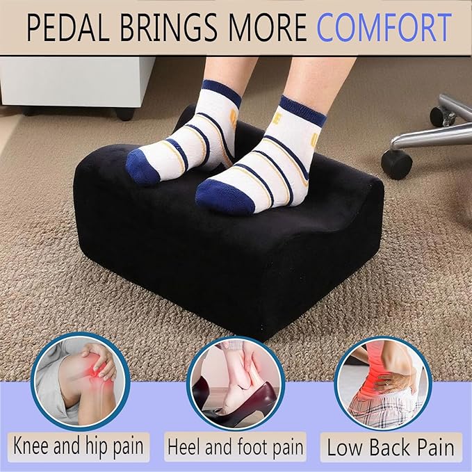 Foot Rest for Under Desk at Work, Ergonomic Under Desk Footrest - Image 4