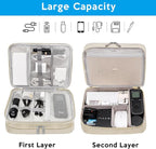Electronic Organizer Travel Case, Travel Cord Organizer Case Portable - Image 7