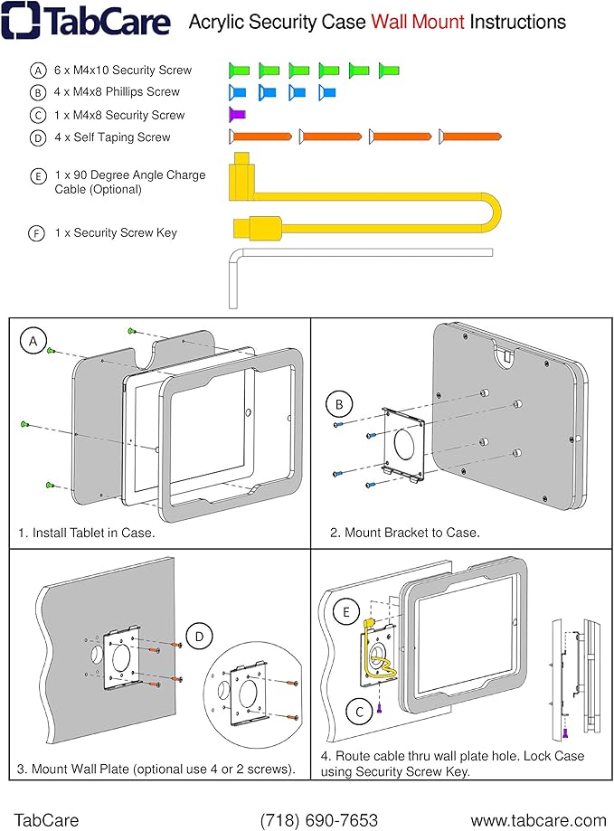 TABcare Anti-Theft Acrylic VESA Enclosure - Image 5