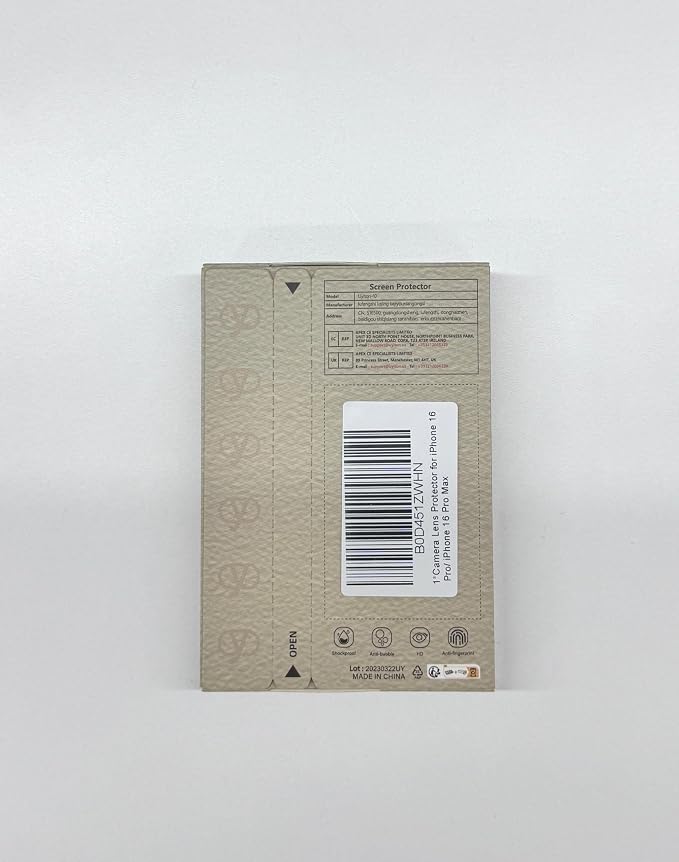Uyiton Compatible with iPhone 16 Pro/iPhone 16 Pro Max Camera Lens Protector - Image 8